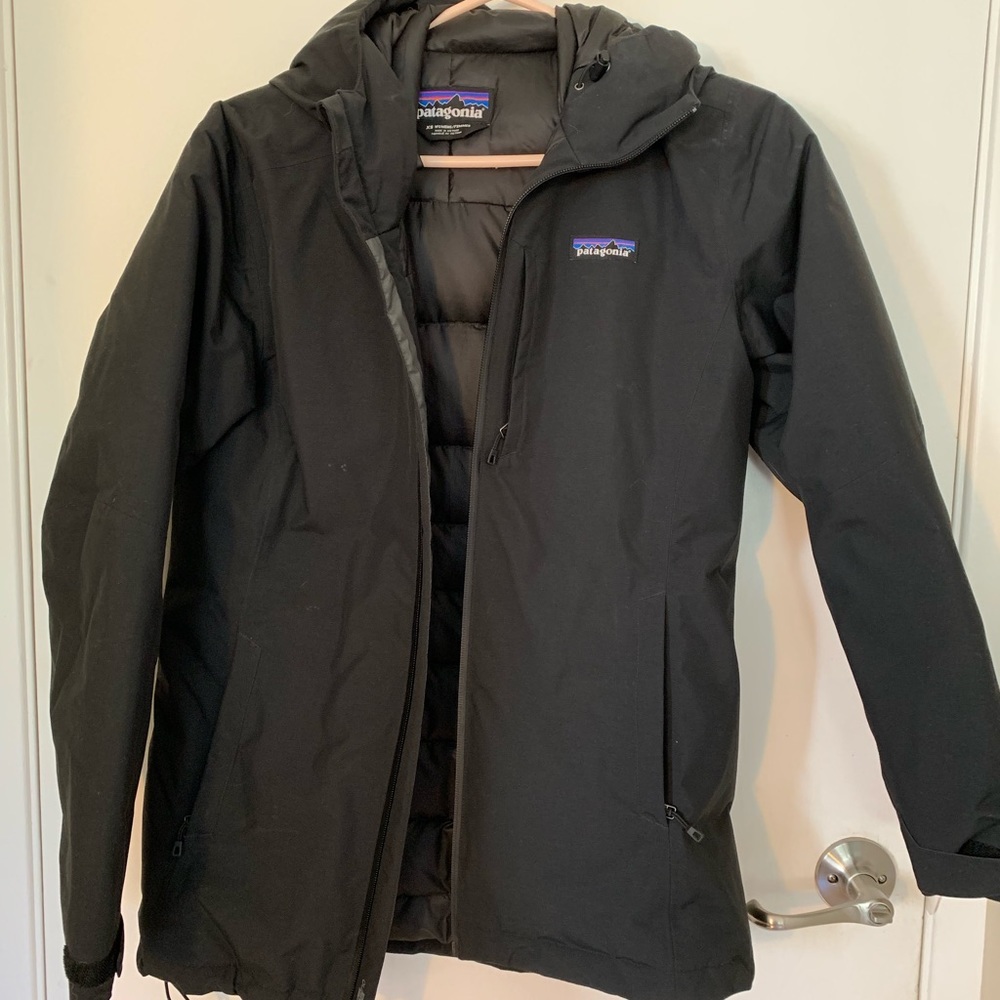 Patagonia waterproof hooded jacket